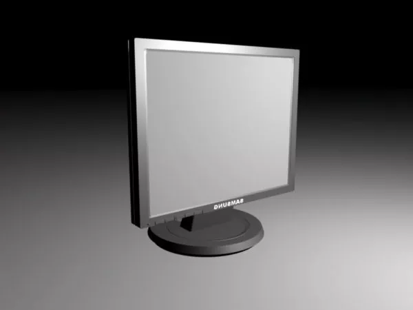 Lcd With Youtube Internet App 3d model