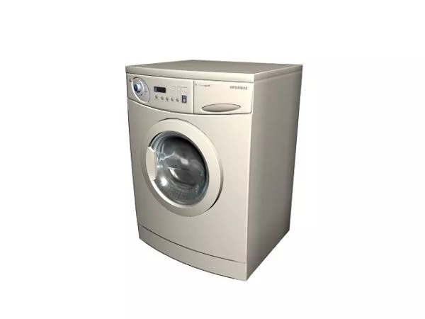 Washing Machine Front Loading 3d model