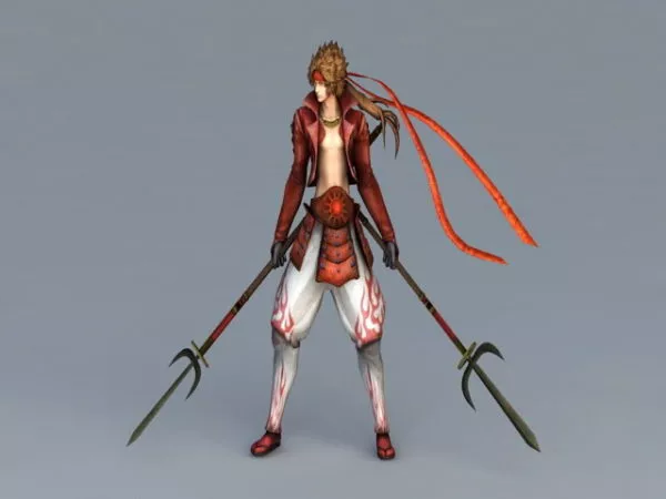 Samurai Warrior 3d model Samurai Warrior 3d model