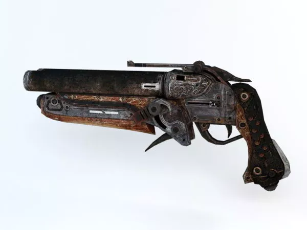 Sawed-off Shotgun 3d model Sawed-off Shotgun 3d model