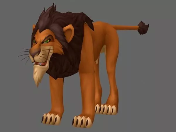 Character Scar Lion King Free 3d Model Max Vray Open3dmodel