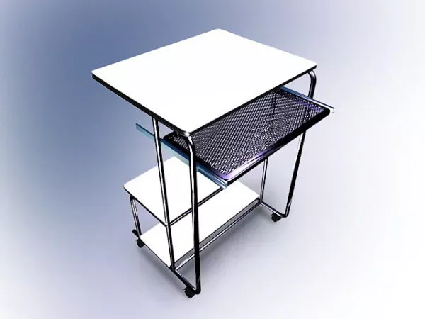 School Computer Table 3d model School Computer Table 3d model