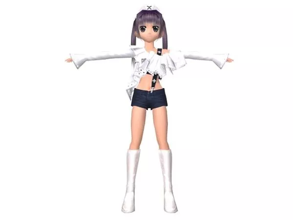 Greta Thunberg Character 3d model