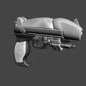 Sci-fi Plasma Pistol 3d model