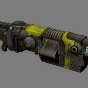 Sci-fi Rocket Launcher 3d model