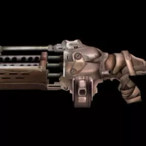 Sci Fi Minigun Concept 3d model
