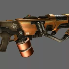 Sci-fi Plasma Rifle 3d model