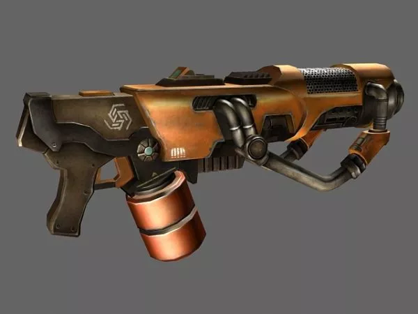 Sci-fi Plasma Rifle 3d model Sci-fi Plasma Rifle 3d model
