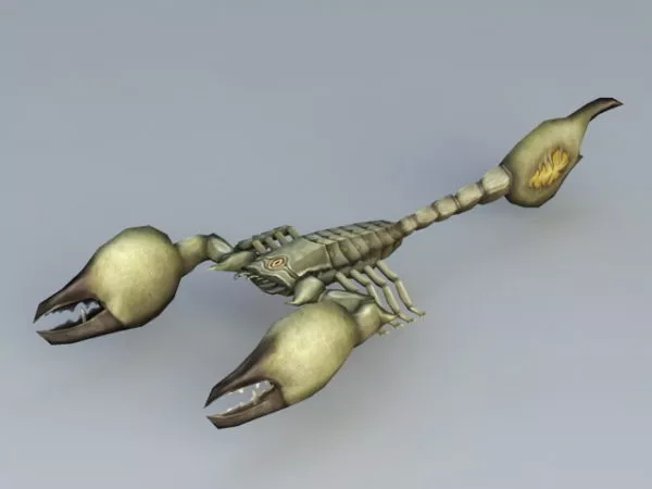 Lightning Scorpion 3d model