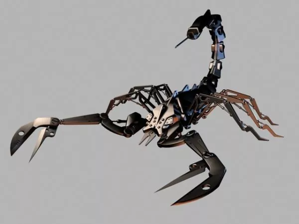 Golden Scorpion 3d model