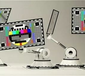 Screen Robot Character 3d model