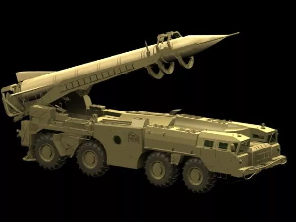 Guided Missile Weapon 3d model