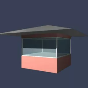 Security Guard Room 3d model