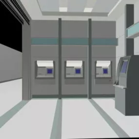 Self Service Banking 3d model