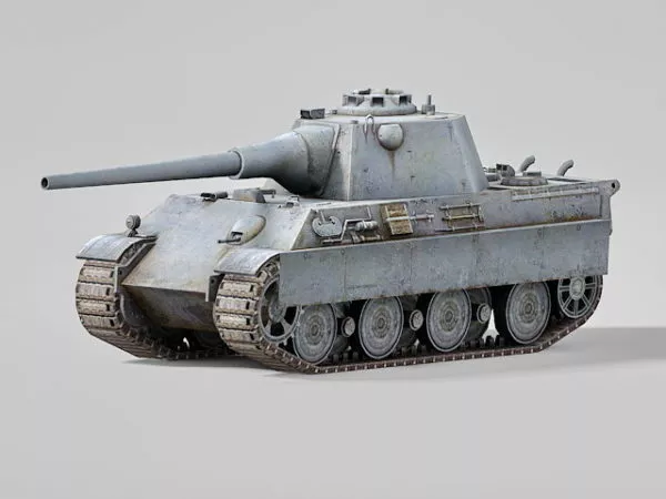 Pak38 German Artillery Anti Tank 3d model