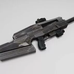 Semi-automatic Rifle 3d model