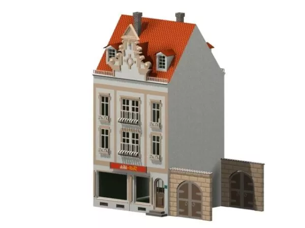 Semi-detached Townhouse 3d model Semi-detached Townhouse 3d model