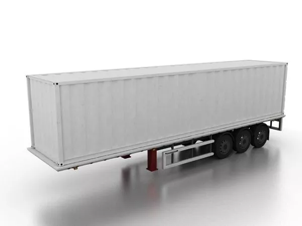 Semi-trailer Container 3d model Semi-trailer Container 3d model
