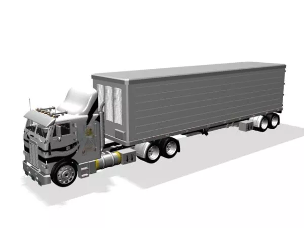 Semi-trailer Truck 3d model Semi-trailer Truck 3d model