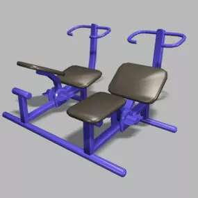 Senior Playground Equipment 3d model