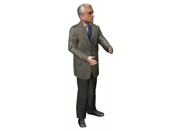Male Athletic Character 3d model