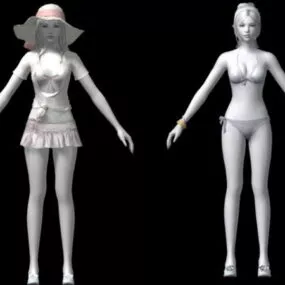 Sexy Girl Swimsuit 3d model