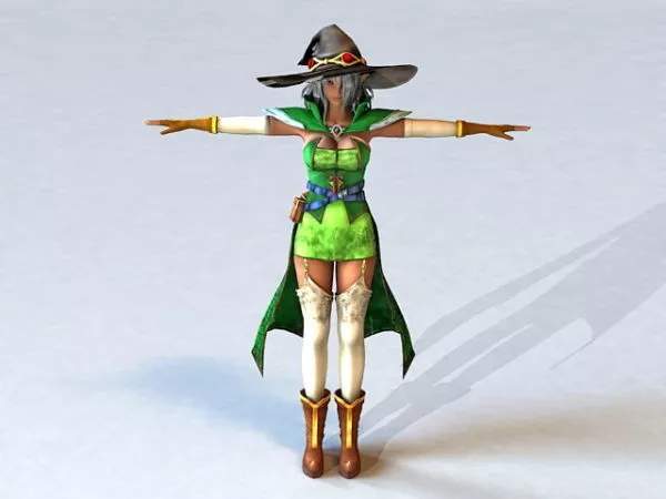 Sexy Pirate Woman 3d model Sexy Pirate Woman 3d model