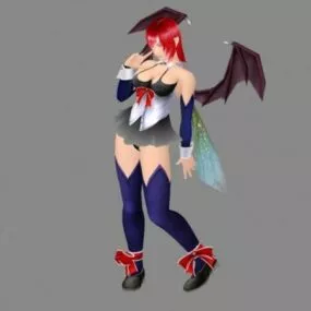 Beaaty Raper Character 3d model