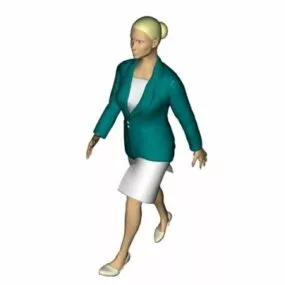 Character Beauty Business Woman 3d model