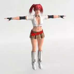 Beauty Hot Girl 3d model