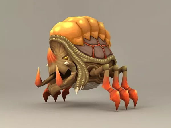 Shelled Bug Monster 3d model Shelled Bug Monster 3d model