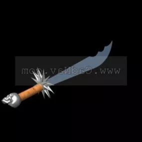 Shiny Broadsword 3d model