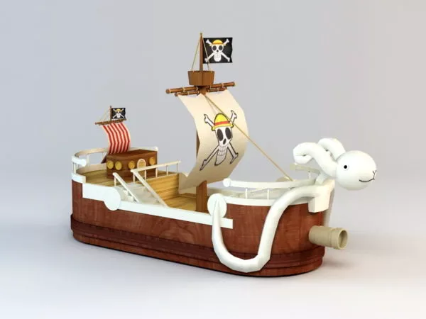 Ship Going Merry 3d model Ship Going Merry 3d model