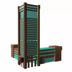 Shopping Center Mall 3d model