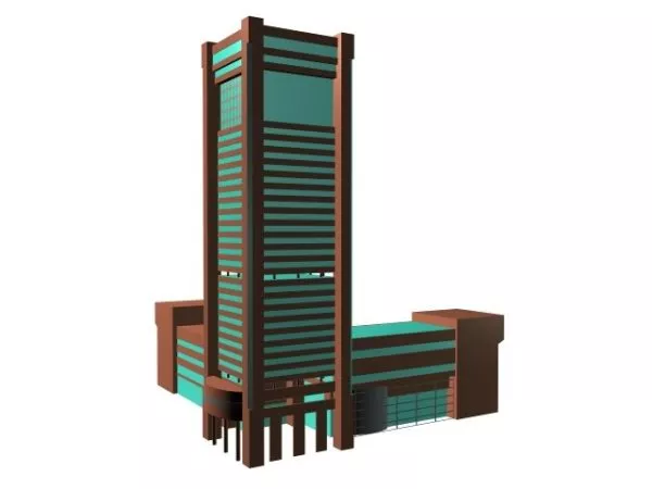 Shopping Center Mall 3d model Shopping Center Mall 3d model