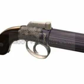 Short Land Service Musket 3d model