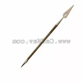 Short Spear 3d model