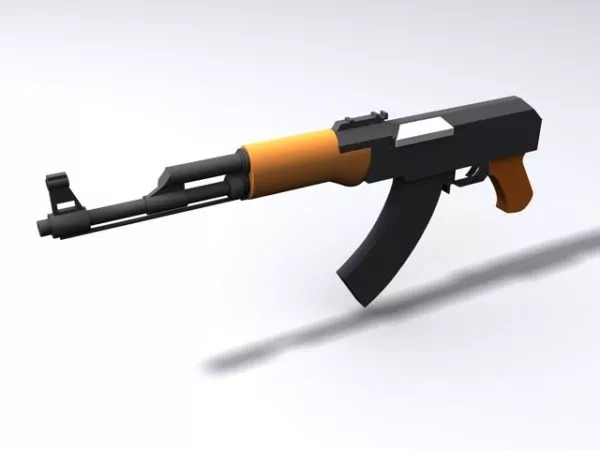 Short-barreled Rifle 3d model Short-barreled Rifle 3d model