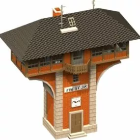 Signal Box 3d model