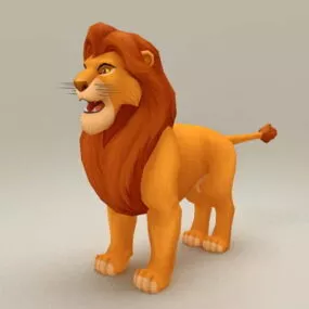 Simba – The Lion King 3d model