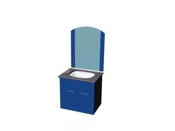 Simple Bathroom Cabinet 3d model Simple Bathroom Cabinet 3d model