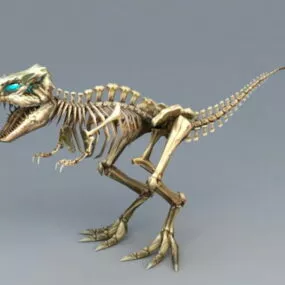 Skeletal Dinosaur 3d model