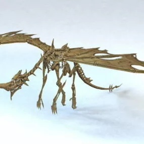 Skeletal Drake 3d model