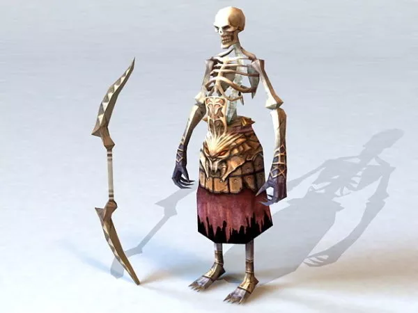 Human Skeleton Man And Women 3d model