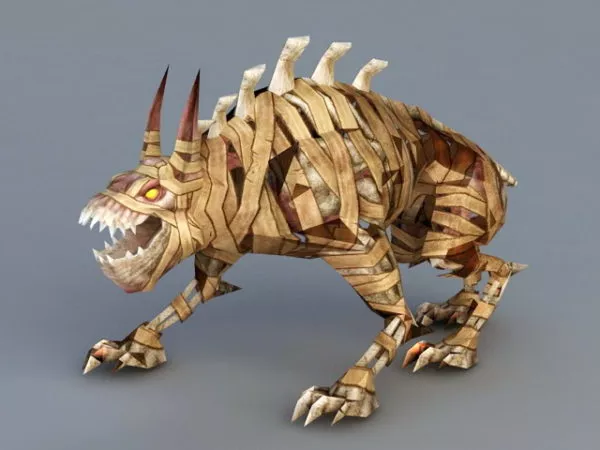 Skeleton Mummy Monster 3d model Skeleton Mummy Monster 3d model