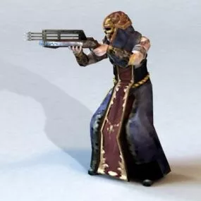Skeleton Shooter 3d model