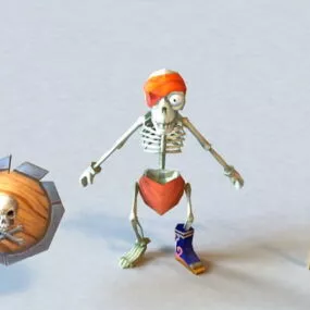 Skeleton Soldier 3d model
