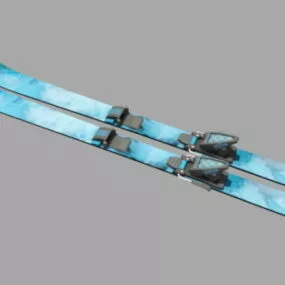 Skiing Equipment 3d model