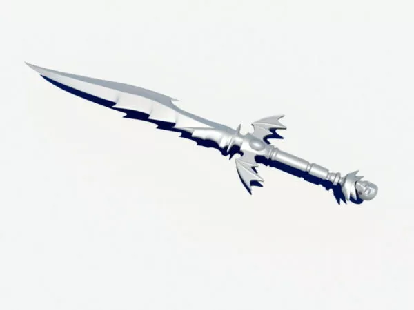 Rare Dagger With Case 3d model