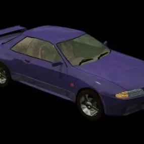 Skyline Gt-r Sports Car 3d model